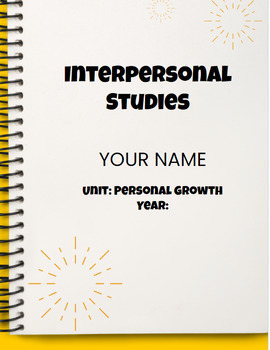 Preview of 10 Personal Growth Interactive Notebook Lessons