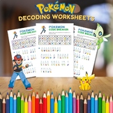 10 Pokemon Code Breaker Worksheets (Pokemon Printable Deco