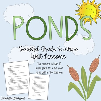Preview of 10 Ponds Lesson Plans