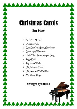 Preview of 10 Popular Christmas Carols - Easy Piano