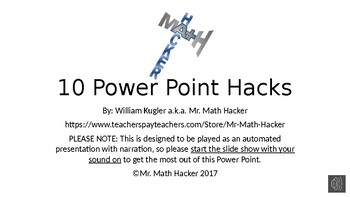 Preview of 10 Power Point Hacks