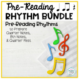 Pre-Reading Rhythms: Prepare, Present, Practice quarter note, 8th notes, rest