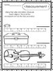 10 Printable Measuring With A Ruler Worksheets. Kindergarten-1st Grade