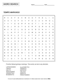 10 printable music word search handouts by remifa music education