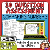 10 Questions over Comparing & Ordering Numbers -Multiple F