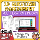 10 Questions over Multiplication & Division -Multiple Form