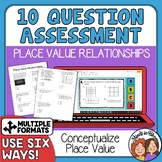 10 Questions over Place Value Relationships - Multiple For
