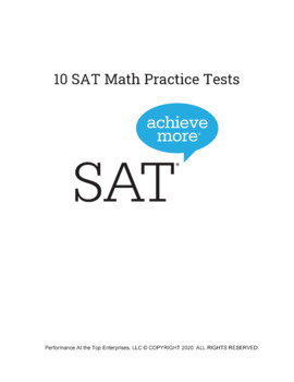 college board sat math practice tests