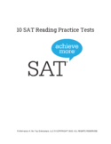 10 SAT Reading Practice Tests