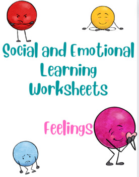 Preview of 10 SEL Feelings Worksheets!