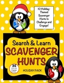 10 Search & Learn Holiday Scavenger Hunts for Grades 2-5