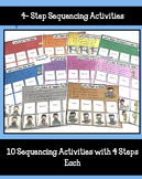 10 Sequencing Activities (4-Step) (SPED, ASD, ABA)