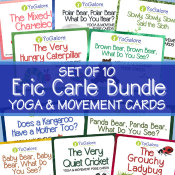 Preview of Preschool Activities/Group Preschool Activities:  Yoga & Movement Pose Cards