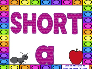 Preview of 10 Short A Flipchart Centers