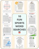 10 Sports Wordsearches (Physical Education series bundle)
