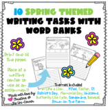 10 Spring Themed Writing Tasks With Word Banks