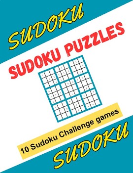 Preview of 10 Sudoku Challenge Game Puzzles - Test Your Brain with Our Addictive Puzzle