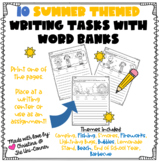 10 Summer Themed Writing Tasks With Word Banks