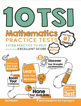 Preview of 10 TSI Math Practice Tests: Extra Practice to Help Achieve an Excellent Score
