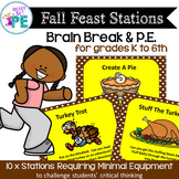 Fall Feast PE  Stations