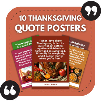 Preview of 10 Thanksgiving Posters | Thanksgiving Decor | November Wall Display