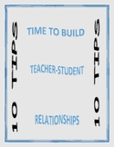 10 Tips to Build Teacher-Student Relationships