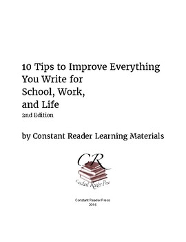 Preview of 10 Tips to Improve Everything You Write for School, Work, and Life