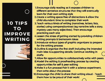 Preview of 10 Tips to Improve Writing