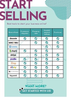 Preview of 10 Tools to Start Selling