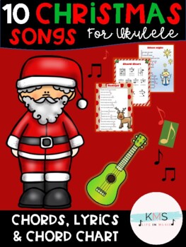 Preview of 10 Ukulele Christmas Songs-CHORDS