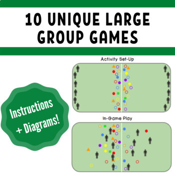 Preview of 10 Unique Large Group Games (Phys. Ed. & DPA)