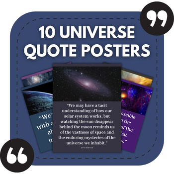 Preview of 10 Universe Bulletin Board Posters | Science & Astronomy Classroom Decor