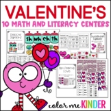 10 Valentine's Day Math and Literacy Centers for Kindergarten