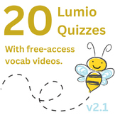 10 Vocabulary Builder Videos with Kahoot Quizzes, V2