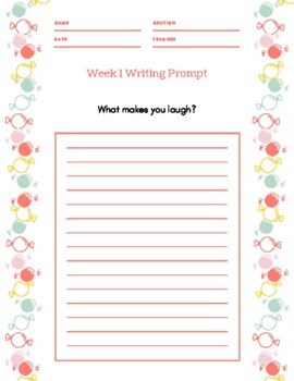 Preview of 10 Week Writing Prompts Grade 3 Grade 4