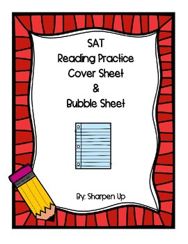 Preview of 10 Weeks of Standardized Testing Practice Bubble Sheet & Cover Sheets