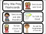 10 Why We Pray Printable Flashcards. Preschool-Elementary 