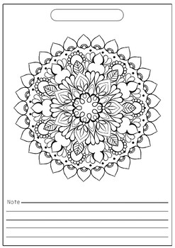 Preview of 10 Worksheet Mandala Coloring Pages No.2