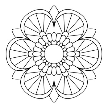 7 Free Flower Mandala Coloring Pages