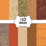 10 Worldly Textured Digital Background Papers World Map Bo