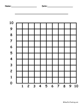 10 by 10 Blank Graph Paper by Have Fun Teaching | TPT