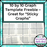 10 by 10 Graphs Template - Great for Sticky Graphs