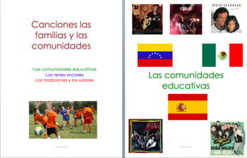 Preview of 10 canciones sobre Las familias y las comunidades de AP Spanish Language Culture