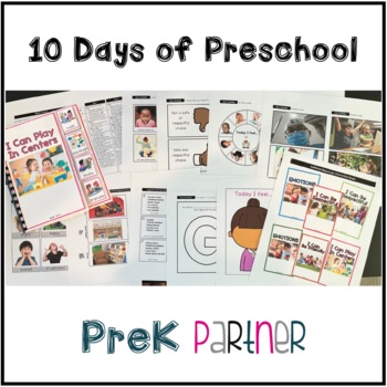 Preview of 10 days of Preschool