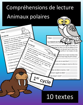 Preview of 10 petites lectures - Animaux polaires