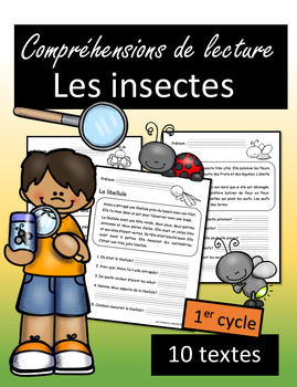 Preview of 10 petites lectures - Les insectes