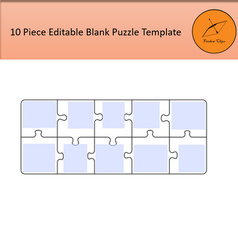 👉 Editable Jigsaw Puzzle Piece Outlines