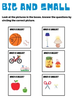Preview of 10 printable worksheets for preK, K and Grade 1.