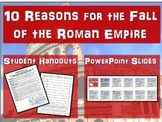 10 reasons for the fall of the Roman Empire