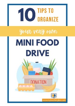Preview of 10 tips to organize your very own Mini Food Drive